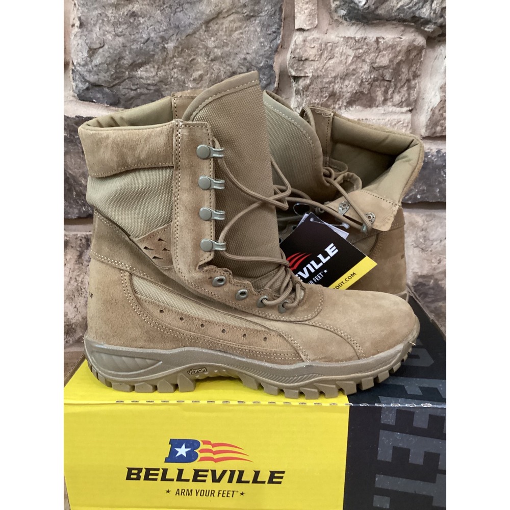 Belleville FX2 HW Flight Combat Boots Coyote Brown Mens 11 R Vibram FX2 110R New